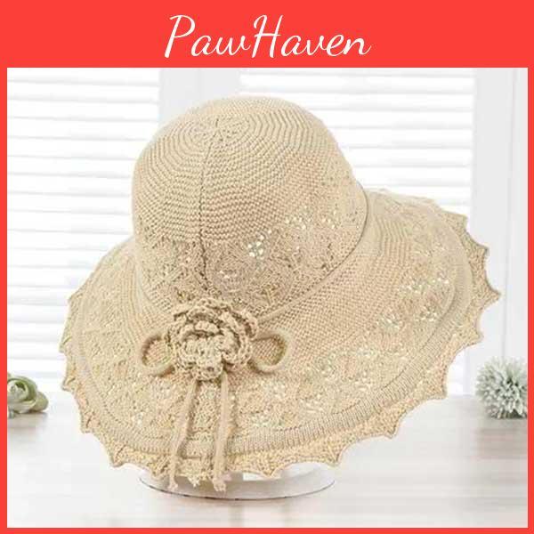 And Womens Sun Hat Spring Summer Thin Foldable Uv Protection Sun Hat Straw Hat
