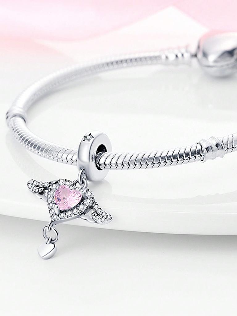 Charms Plata Copper Colors Valentine'S Day Love Crown Beads Charm Pendant For Original Bracelet For Women Diy Jewelry Love Gift