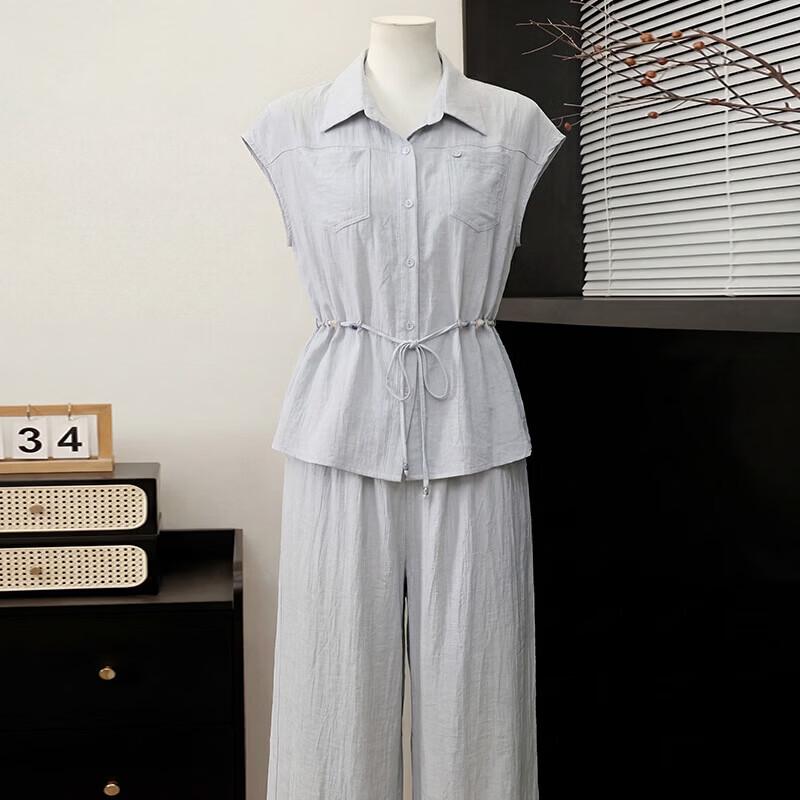 Elegant Women s Summer Two-Piece Suit Set 2XL