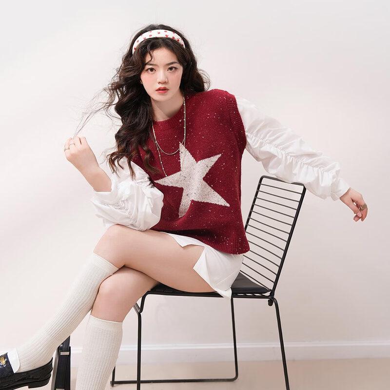 

IMAGINEX Women s Fashion Long Sleeve Knit Sweater One Size