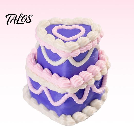 Desktop Ornaments Birthday Cake Stress Toy, Cute Dessert Decompression Fidget for Toys Adults Desk, Novelty Squeeze Gift Car, Office Decor Relief