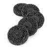 5pcs of 3 Inch Strip Disc Rust Removal Wheel Surface Conditioning Rust Paint Remove Clean Angle Grinder Disc Wheel (Black)