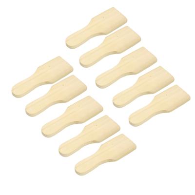 1/10x/Set Tonkeramik Paddel Holz Skulptur Pads Keramik Holzbrett Handgefertigtes Keramik Kunsthandwerk Werkzeug für Workshops