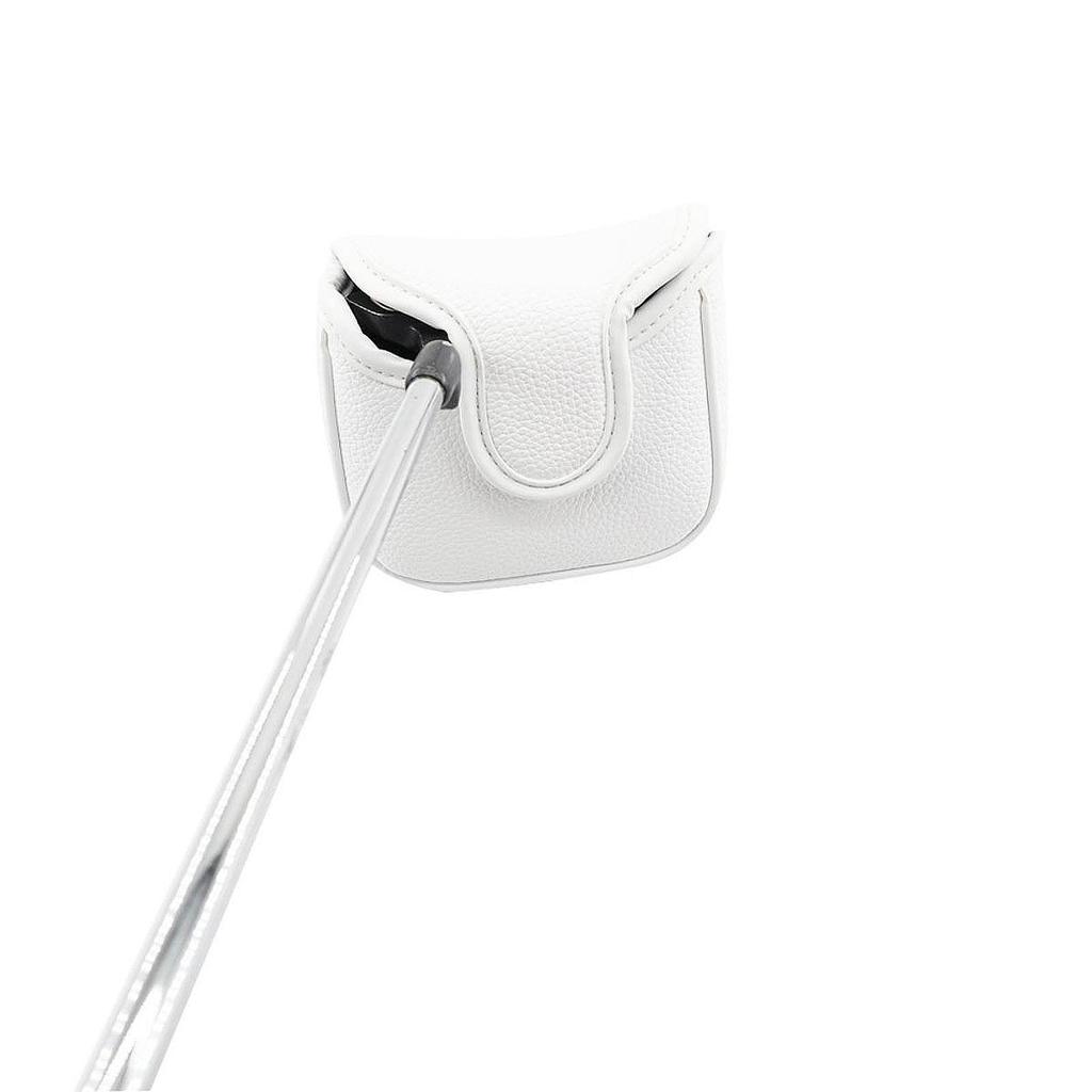 Wear Resistant Golf Mallet Putter Cover Soft PU Leather Headcover Sleeve for Golf Club Protection on the Course
