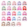 Stirnbänder Schleife Knoten Elastisch Verstellbar Flanell Schweißband Geknotetes Wickel Ornament Haaraccessoires Haarband für Gesichtswäsche
