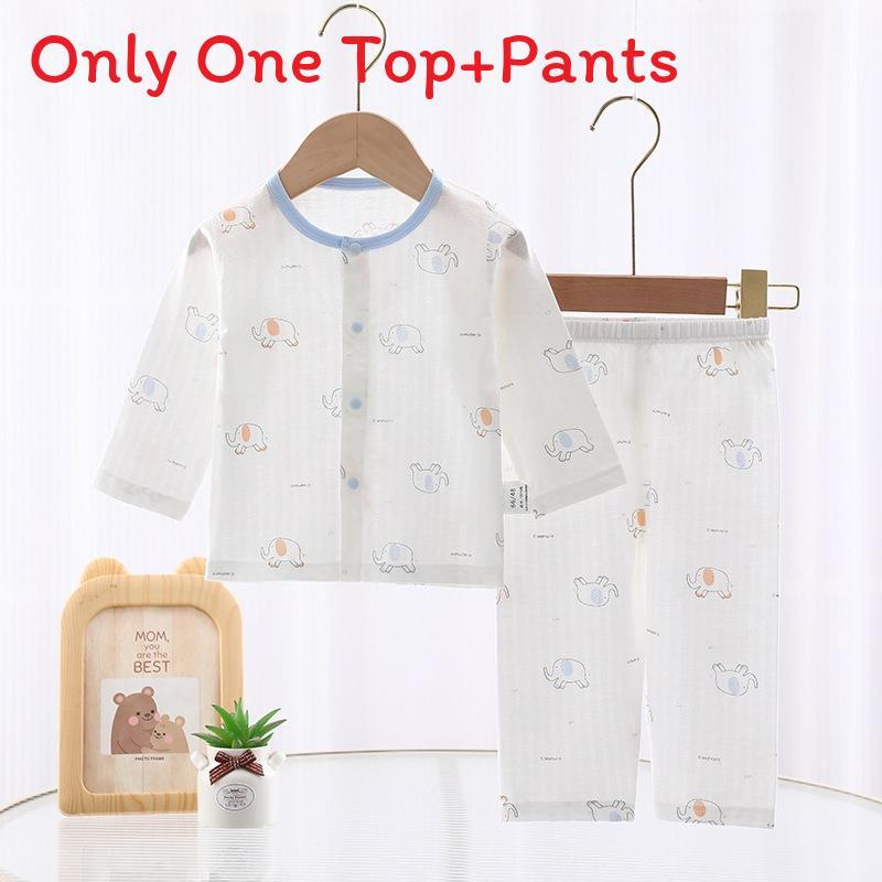 Baby Cotton Summer Pajamas Set With Anti Bacterial Fabric For Newborns And Infants