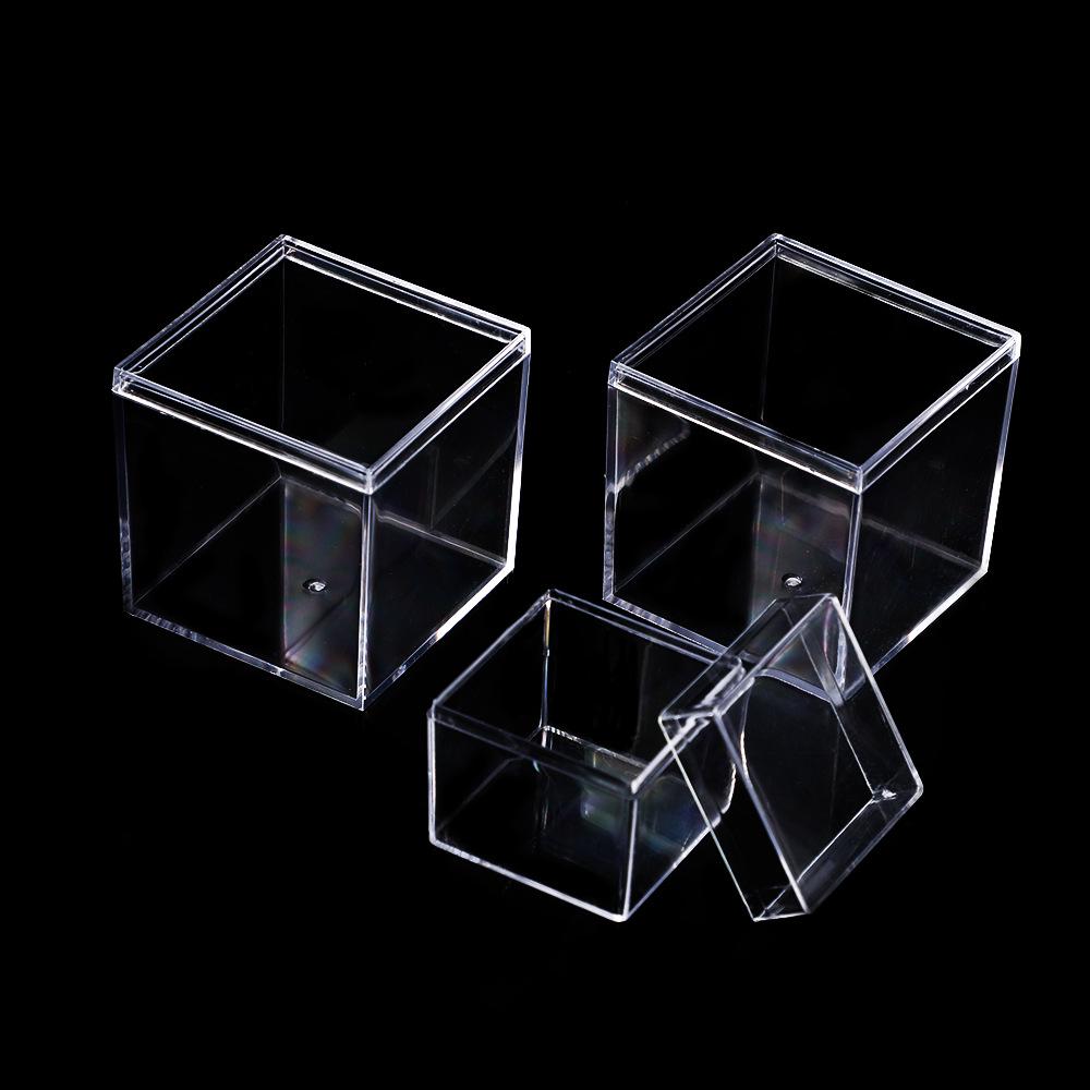 Transparent Acrylic Storage Box with Lid - Food Grade Candy or Gift Packaging