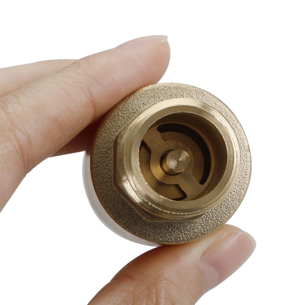 Brass Check Valve G1/2" M To F Thread Non-Return Backflow Prevention