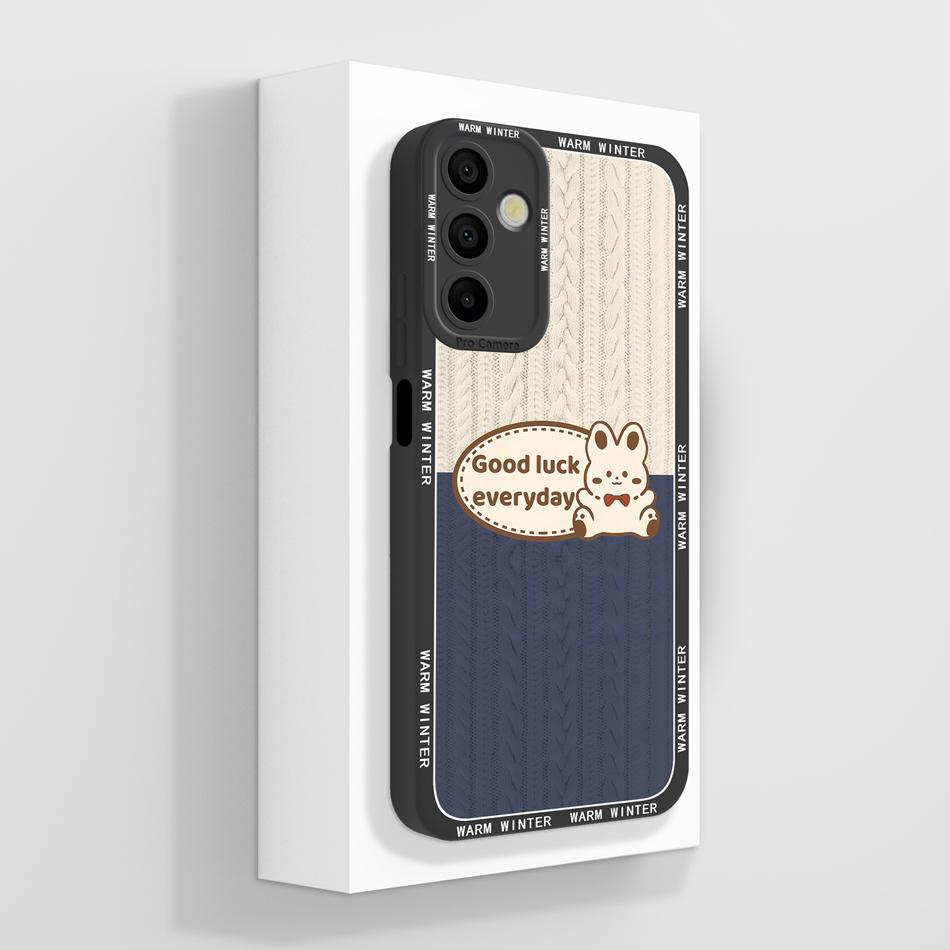 Case For Samsung A15 A 15 Cute Panda Soft Cover For Galaxy A15 Phone Cases Anti Drop Liquid Silicone High Quality Back Protector