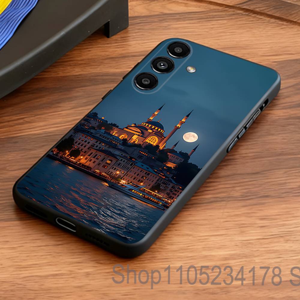 Turkey Istanbul Scenery Phone Case for Samsung S24 S22 S25 Ultra S9 S20 FE S23 Plus S10 S21 Shockproof Funda Cover