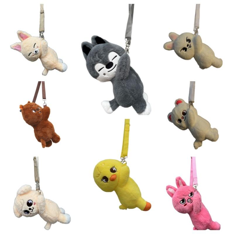 NEW Doll STRAY KIDS Plush Toy Stuffed Animal Wolf Bear Foxes Duck Stuffed Doll Soft Toy Peluches Gift