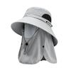 Big Eaves Neck Climbing Hat Outdoor Fishing Men Summer Shading Sun Protection Breathable Bucket Hat Camping Quick Drying Hat Women