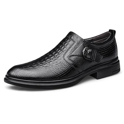 Mode chaussures en cuir formelles pour hommes robe chaussures d'affaires mâle géométrique Oxfords fête mariage décontracté hommes chaussures