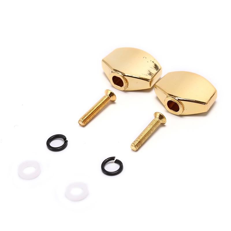 

2 шт. Колки для гитары, ручки, металлические кнопки, колки для машинки золотой