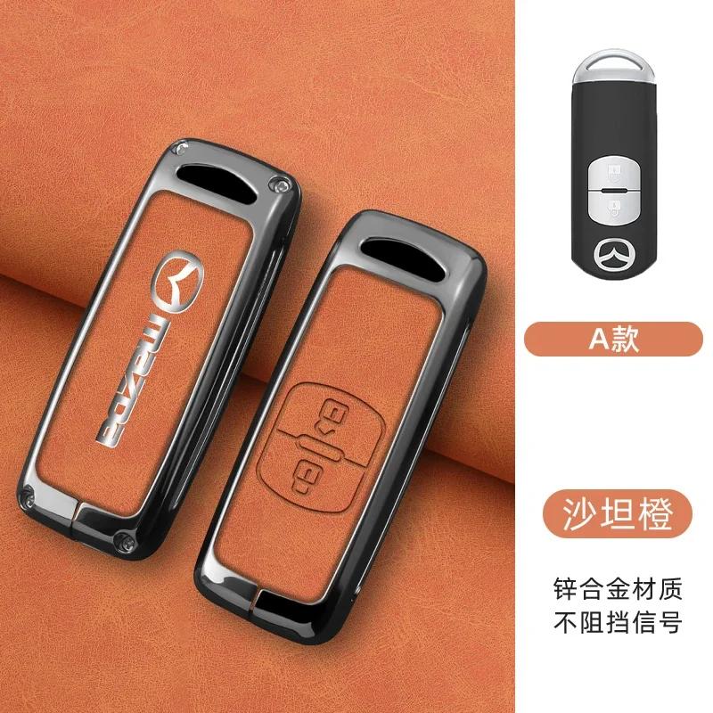 

2025 Hot Zinc Alloy Car Remote Key Case Cover Shell Fob For Mazda 2 3 5 6 BL BM GJ Atenza Axela Demio CX-3 CX3 CX-5 CX5 CX7 CX-7