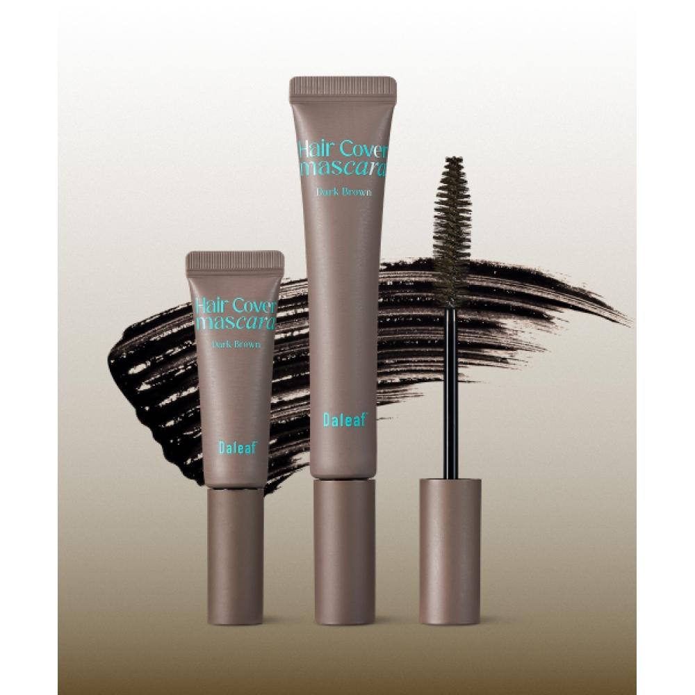 Daleaf Glam Hair Cover Mascara 24g Dark Brown Set 16g + 8g