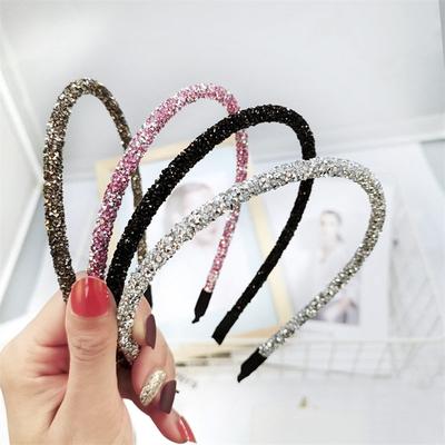 Shiny Knot Fashion Hair Accessory Sweet Lady Hairpin Headwear Full Diamond Headband Simple