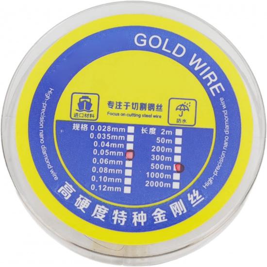 Zunate 0.05mm Tungsten Alloy Steel Screen Separation Wire, 500m, Silver, For Electronics Repair, Part Number: 1 8f50bf69-6789-4666-af63-9c30d2c79ead