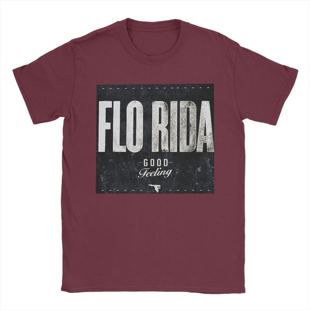 Retro Flo Rida TShirt For Unisex WoUnisex Round Neck Short Sleeve Top Tee Cotton Summer Clothing