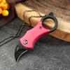Stainless Steel Cut Fruit Knife Plastic Handle Folding Knife Household Melon Fruit Paring Vegetables Knife Pocket Knife