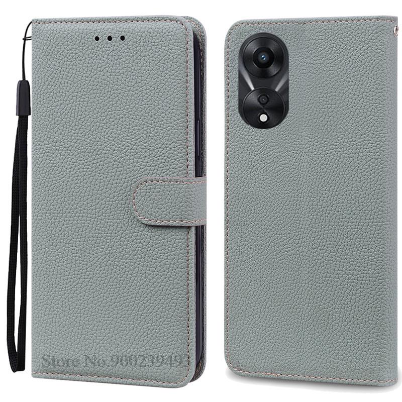 For OPPO A78 5G Case Soft Silicone Leather Wallet Case For OPPO A58 5G A 78 Phone Case For OPPO A78 5G Cover Coque Fundas Etui