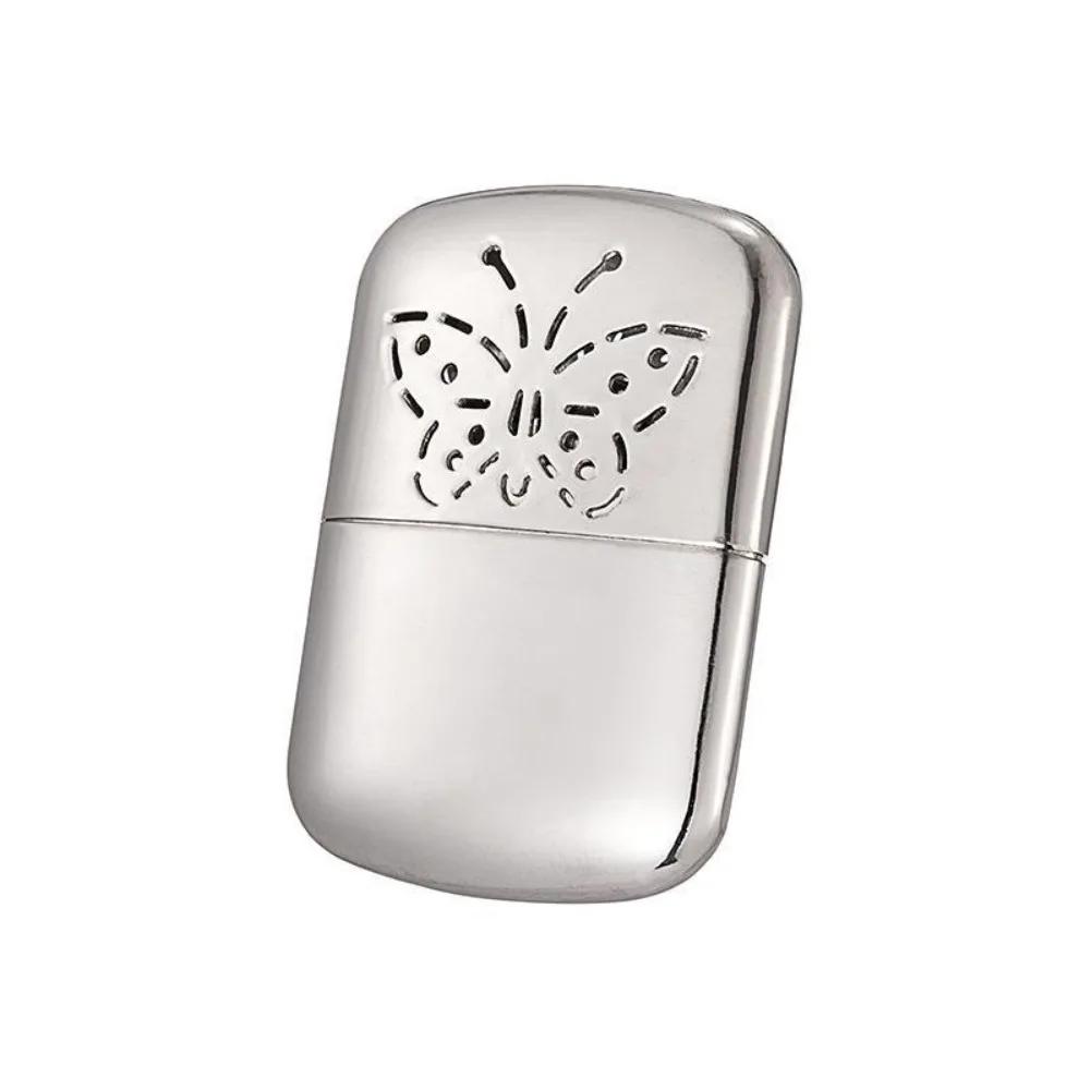 

Zinc Alloy Fuel Hand Warmer Constant Temperature Ultralight Pocket Hand Warmer Reusable Vintage Handy Hand Heater Outdoor