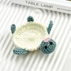 Rutschfeste Basis Häkeltier Untersetzer Weich Gestrickt Wärmeisolierend Kaffeepad Tägliche Getränkebecher-Matte