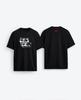 Ikonische Filmzitate Scarface The Eyes Chico T-Shirt Vorderseite Rückseite Bedruckt Unisex T-Shirt Unisexs T-Shirt Schwarz Lässiges Baumwoll-T-Shirt