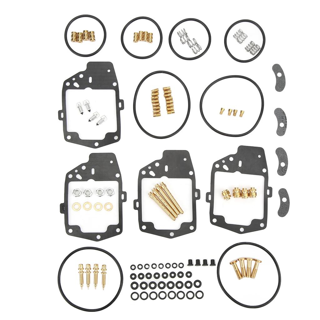 118 Pieces Carburetor Rebuild Kit with Gasket O Ring Valve Needle Jet Screw Spring Replacement for