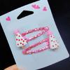 Beliebte Weihnachts-Haarspange Rutschfest Starker Clip Weihnachtsmotiv-Designs Für Frauen und Kinder Alltags-Haarschmuck 1 Paar
