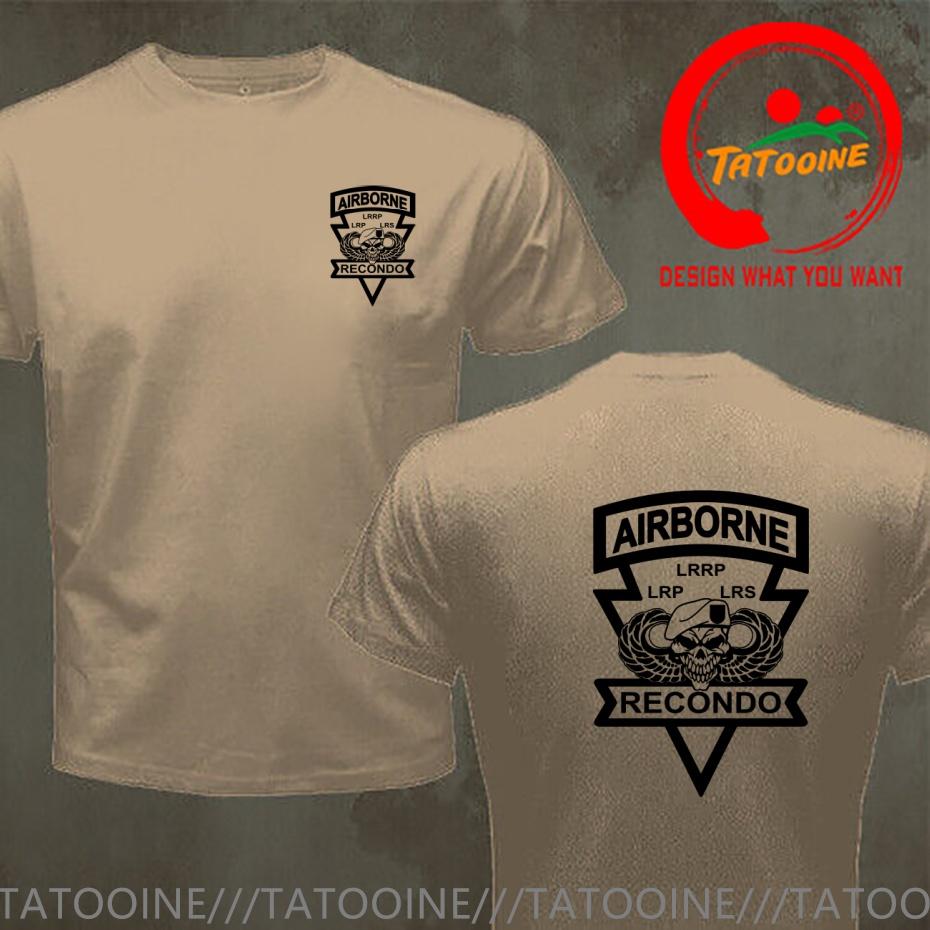 Funny Design Airborne Recondo Shirt Unisex Fashion Trendy Casual Clothing Stylish Tops Tee Shirt Leisure Tshirt Unisexs Tshirt