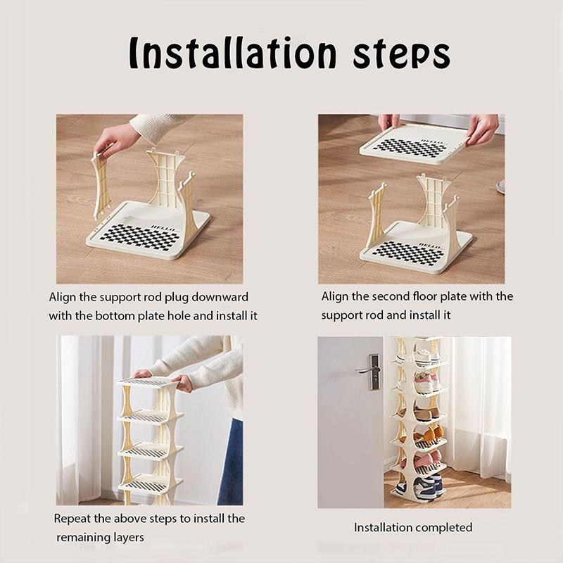 Wąski Wielowarstwowy Stojak na Buty Szew Narożny Drzwi Oszczędzający Miejsce Organizer na Buty Drewniana Szafka na Buty Stojak na Kapcie