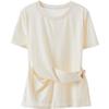 Betu Women's Waist-Tie Short Sleeve T-Shirt