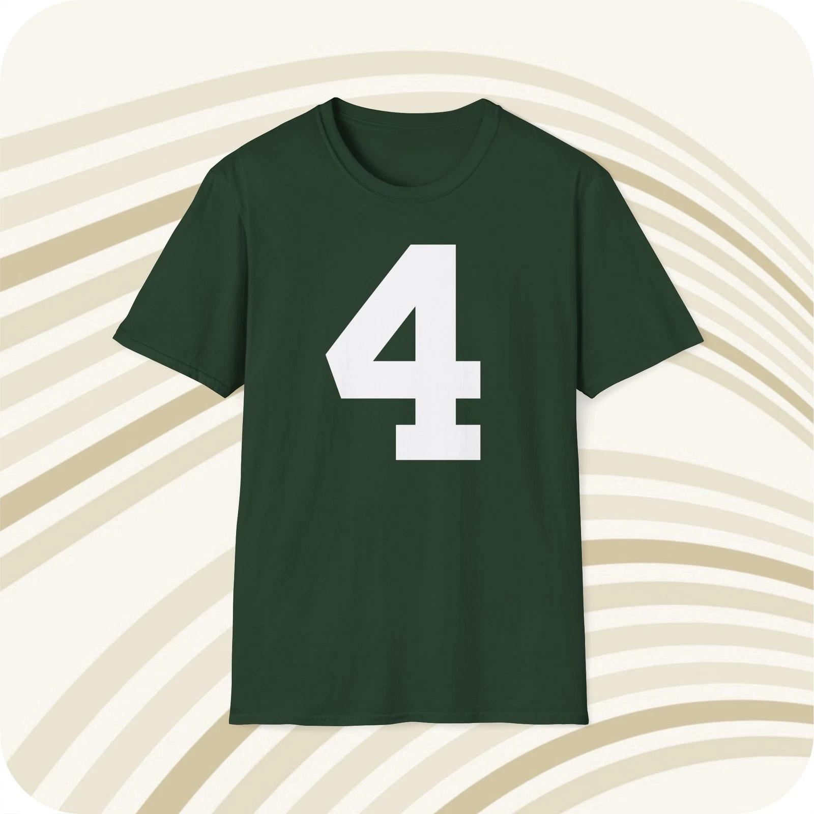 

Brett Favre #4 Green Bay Packers Jersey T shirt - Front & Back Print S