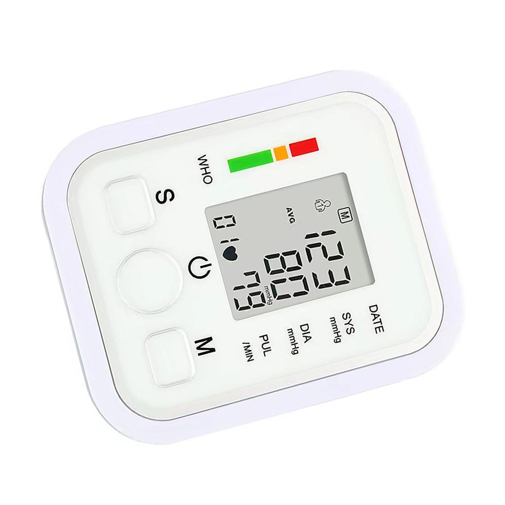 Haushalt Elektronisches Arm-Sphygmomanometer Hintergrundbeleuchtung Blutdruckmessgerät Monitor Englisch