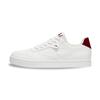 Classic Fashion Simple Non-Slip Wear-Resistant Lightweight Low-Top Skate Shoes Men Sneaker White Red 112418015S-2