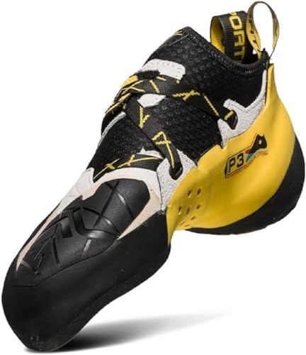 

La Sportiva Solution Climbing Shoe - Men s White/Yellow 8.5-9