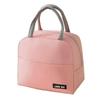 Thermal Insulated Bag Lunch Box Lunch Bags for Women Portable Thermal Bag Fridge Bag Tote Cooler Handbags Solid Color Food