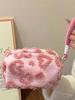 1PC Sweet girl plush large-capacity cute cosmetics storage bag, portable travel storage bag, travel toiletries
