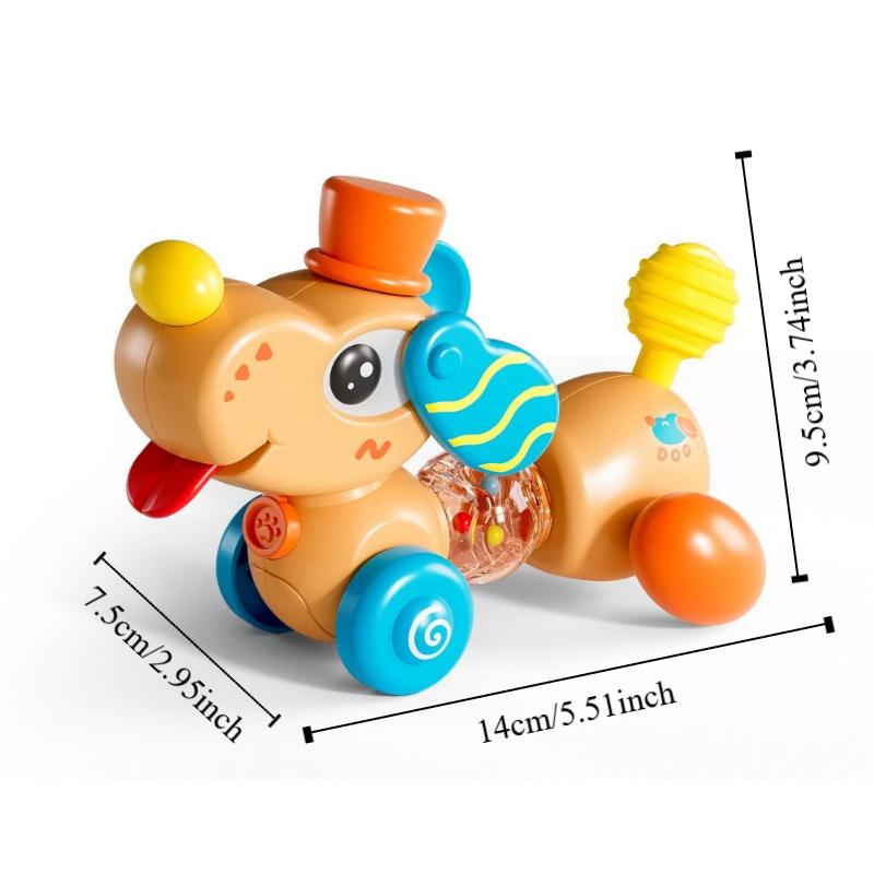 Cartoon Pet Dining Table Puppy Suction Cup Horse Model Puppy Suction Cup Spinning Children Gifts