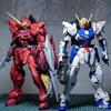 MG RGX-00 1/100 White & Red Testament Assembly Model Kit Action Figure Anime Mecha Toy With Water Decal & Display Base Boy Gift