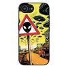 Trippy Tie Dye Peace Alien Phone Cover Case for Apple iPhone 16 15 14 Plus 13 12 Mini 17 Pro Max + ProMax 16E Air 16+ Casing