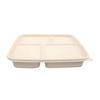 Eco-Friendly 4-Compartment Biodegradable Takeaway Containers