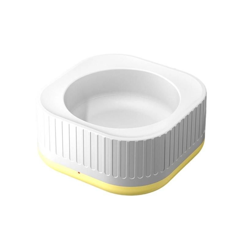 

Подогреватель для миски с водой для домашних животных, поддерживающий постоянную температуру, подогреваемая миска для кормления кошек, собак, кроликов, птиц (Чаша в комплект не входит) жёлтый