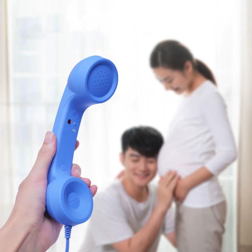 Wired Receiver Retro Telephone Handset Handheld Telephone Receiver  For Mobile Phones