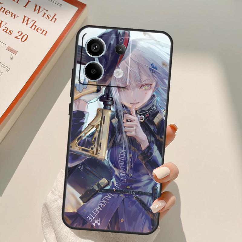 Girls Frontline Game Funda For Xiaomi Redmi Note 13 10 11 12 14 15 Pro Plus Case For Redmi 15 15C 13C 12C 10C 14C
