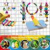 8 Stück Vogelschaukel Kauspielzeug- Papageien Hängematte Glockenspiel Geeignet für kleine Sittiche, Nymphensittiche, Aras, Finken, Wellensittiche, Papageien, Unzertrennliche
