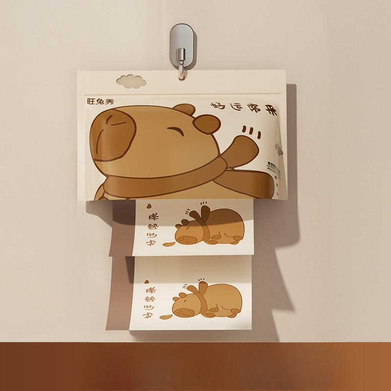 

Не рвущиеся мусорные мешки с завязками, кухонные увеличенные и утолщенные небьющиеся ручные пластиковые пакеты, бытовые мусорные мешки с завязками One hanging bag