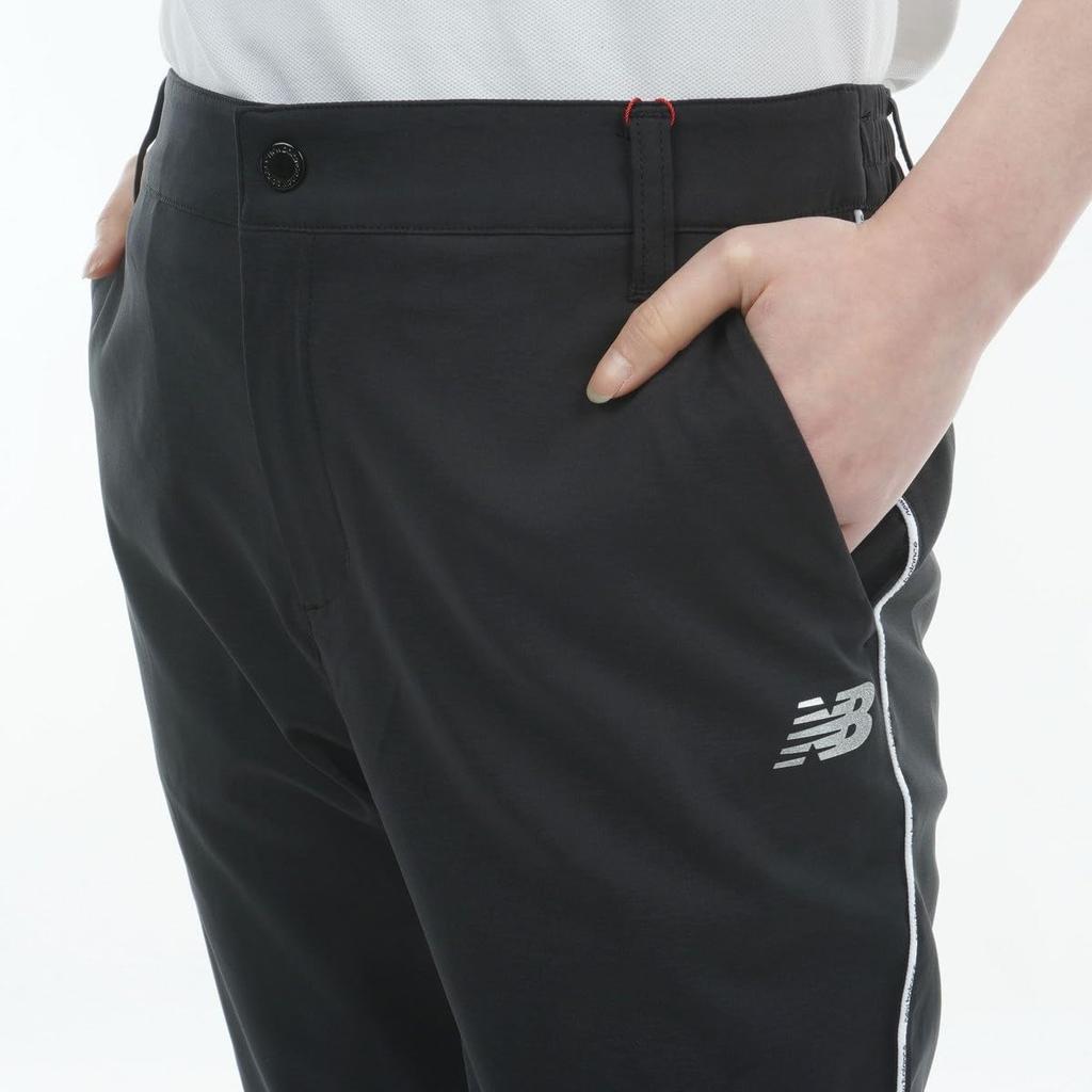 Golf Tapered Pants Recycled 0 [New Balance] Women's (Cropped Length, Stretch, Material) / 012-4131508 010_Black [S]