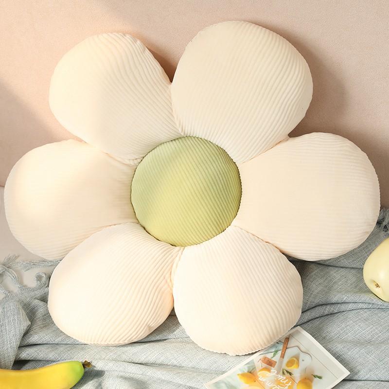 Fresh Colorful Daisy Flower Plush Pillow Toy Soft Cartoon Plant Stuffed Doll Chair Cushion Car Pillow Kids Lovers Birthday Gift